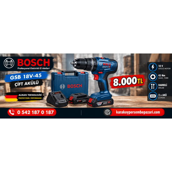BOSCH GSB 18V-45