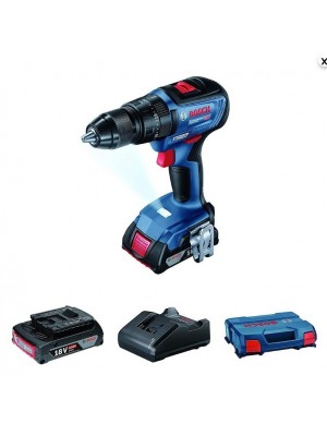Bosch Gsb 18v-50 2 Ah 18V Çift Akülü Darbeli Delme Vidalama 