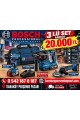 Bosch GSR + GWS + GBH 3x4.AH  BOSCH 3'lü Set